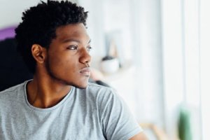 young man in need of the teen therapy services NC provides 
